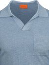 Suitable Longsleeve Knitted Polo Shirt Riva Pocket Light Blue Product / Detail