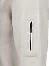 Suitable Maglione Half Zip Tias in maglia Cooldry Greige Product / Detail