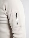 Suitable Maglione Half Zip Tias in maglia Cooldry Greige Model / Detail