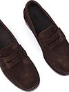 Suitable Penny Loafers Suede Brown