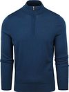 Suitable Merino Half Zip Trui Indigo Blauw MRI-HZ-23 kl 221871 indigo kopen | Suitable