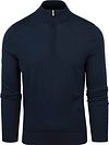 Suitable Merino Halv Zip Trøje Marineblå MRI-HZ-23 kl 51047 Navy