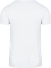 Suitable Otaru T-Shirt Brede Ronde Hals Wit 2-Pack Product / Achterkant