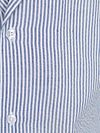 Suitable Short Sleeve Overhemd Stripe Seersucker Lichtblauw Product / Detail