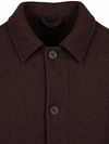 Suitable Overshirt Wool Bouclé Brown