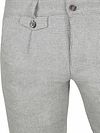 Suitable chino Pico Pleat in flanella stampata grigia Product / Detail