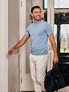 Suitable chino Pico Bianco Model / Sfeerbeeld con Bram