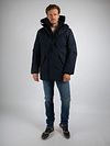 Suitable Parka Sort Mountain Navy Model / Voorkant