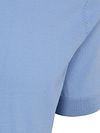 Suitable Dan Stickad Tröja Med Halvdragkedja Ljusblå Product / Detail