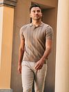 Suitable Respekt Polo Drop Needle Taupe Model / Voorkant