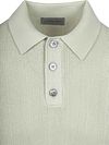 Suitable Knitted Jacquard Polo Shirt Light Green Product / Detail