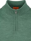 Suitable Merino Half Zip Pullover Mid Grün Product / Detail