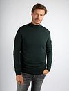 Suitable Pullover Cooldry Knit Turtleneck Green Model / Voorkant with Stefan