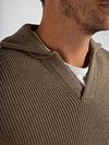 Suitable Riva Knit Jersey Taupe Model / Detail