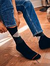 Suitable Socks Argyle Black Model / Detail
