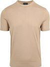 Suitable Strikkad T-shirt Beige PU-SS-CO-24 FCD15973