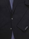 Suitable Structure Wool Traje Navy Product / Detail