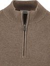 Suitable Half Zip Pullover Patch Taupe Product / Detail