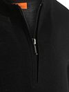 Suitable Crew Zip Merino Black Product / Detail