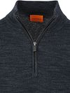 Suitable Pine Knit Half Zip Sweter Navy Product / Detail