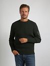 Suitable Sweter Mou ciemnozielony Model / Voorkant z Stefan