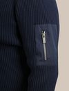 Sweter Suitable Mou Navy Model / Detail