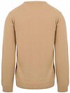 Suitable sweter z wełny z dekoltem w serek beżowy Product / Achterkant