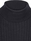 Suitable Rullekrave Rib Merino Navy Product / Detail