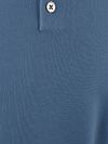 Suitable Compact Cotton poloshirt Denim Blå Product / Detail