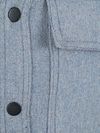 Suitable Overshirt Wool Blend Blauw Product / Detail