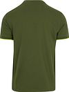 Sun68 T-Shirt piqué Fluo Stripe verde army Product / Achterkant