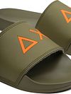 Sun68 slippers med logo i armygrøn Product / Detail