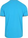 Sun68 Piqué T-skjorte Fluo Stripe Blå Product / Achterkant