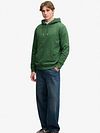 Superdry Hoodie Logo Essential Rich Boston Green Model / Voorkant