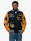 Superdry Varsity Bomberjacke Navy  Model / Voorkant