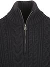 Superdry jersey de punto con media cremallera Jacob Cable en azul marino Product / Detail