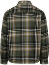 Superdry Overshirt Miller Wool Blend Ruit Groen Product / Achterkant