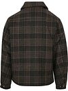 Superdry Overshirt Wool Blend Ruit Bruin Product / Achterkant