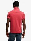 Superdry Polo Pique Klassisk Raspberry Rosa Model / Achterkant