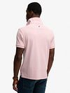 Superdry Polo Pique Klassisk Montauk Rosa Model / Achterkant