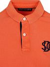 Superdry Polo Piqué Monogram Orange Product / Detail