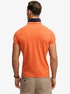 Superdry Polo Piqué Monogram Orange Model / Achterkant