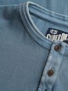 Superdry Pull Henley Texturé Bleu Product / Detail