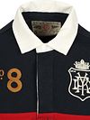Superdry Rugby-Polo Vintage-Streifen Marineblau/Rot Product / Detail
