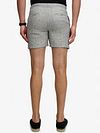 Lniane szorty Superdry Merchant w niebieskie paski Model / Achterkant