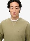 Superdry Sweatshirt Classic Essential verde oliva Model / Voorkant