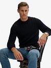 Superdry Jacob Cable Sweter Navy Model / Voorkant