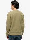 Sweter Superdry Classic Essential w kolorze oliwkowym Model / Achterkant