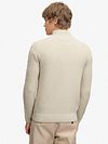 Superdry Half Zip Pullover Jacob Cable Ecru Model / Achterkant