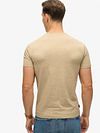 Superdry Klassisk T-skjorte Melange Beige Model / Achterkant